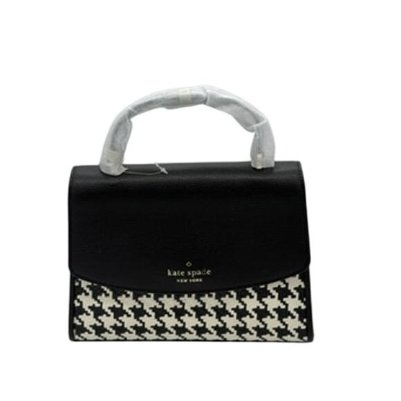 kate spade Handbags - RETAIL $379 Kate Spade Darcy Top Handle Woven Houndstooth Satchel*New w/out tag